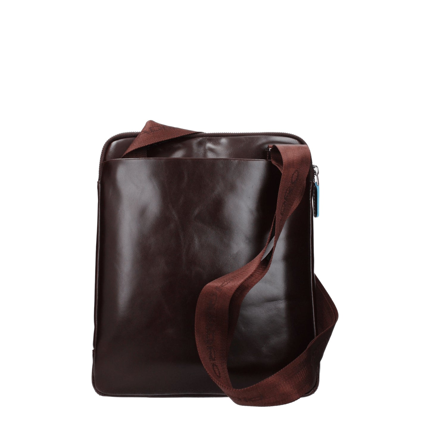 Piquadro Crossbody Bags Men Leather Red/Mahogany