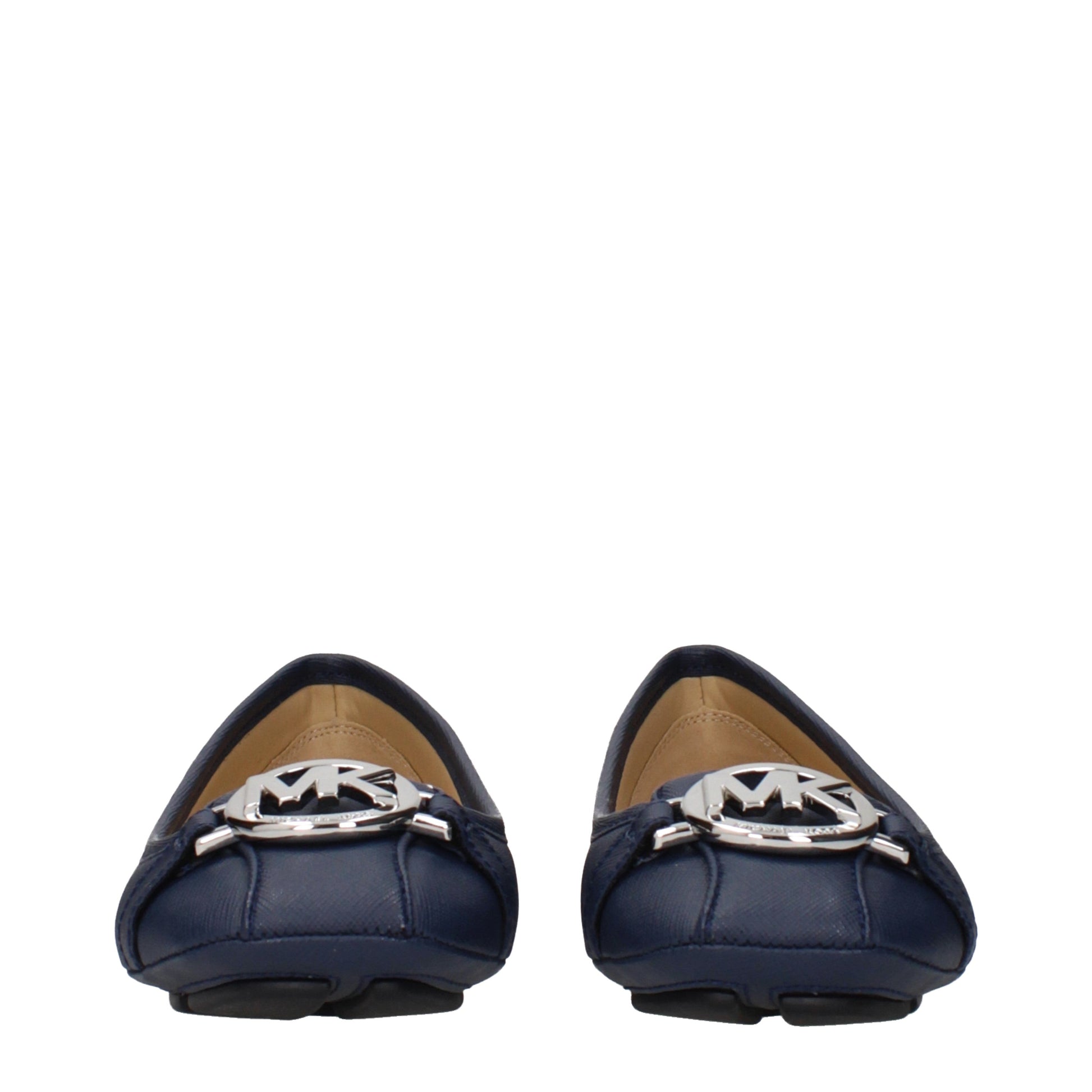 Michael Kors Ballet Flats Women Leather Blue/Blue Navy