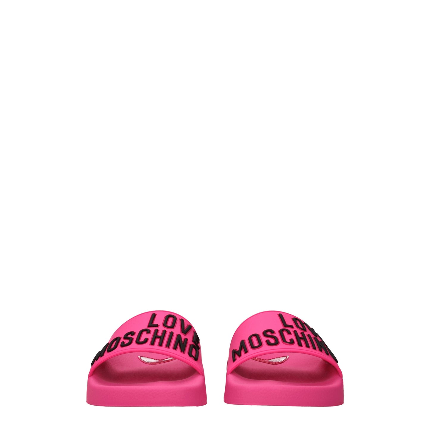 Love Moschino Women's Sandals & Slippers in Rubber Fuchsia/Fluo Pink