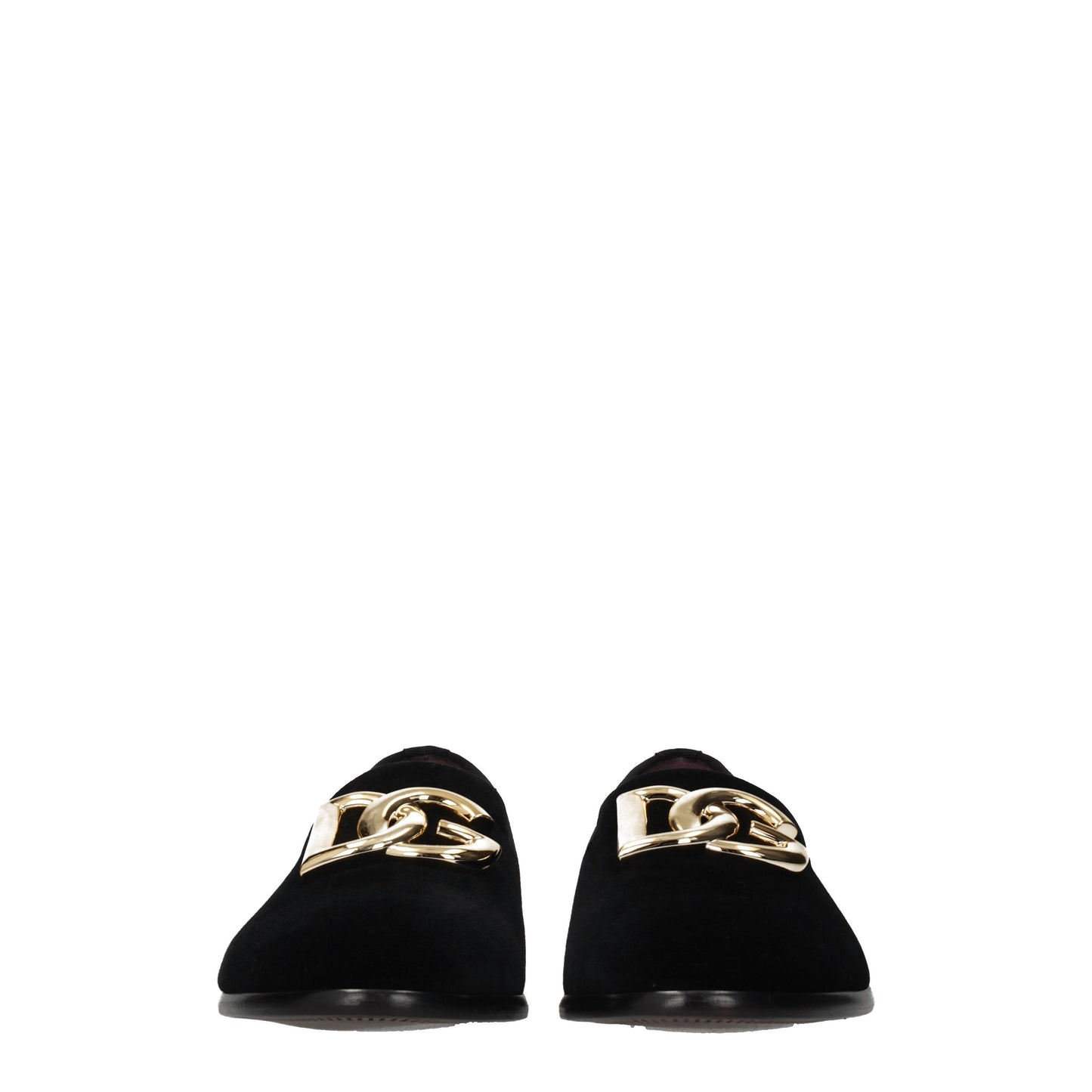 Dolce&Gabbana Men's Loafers in Velvet Black