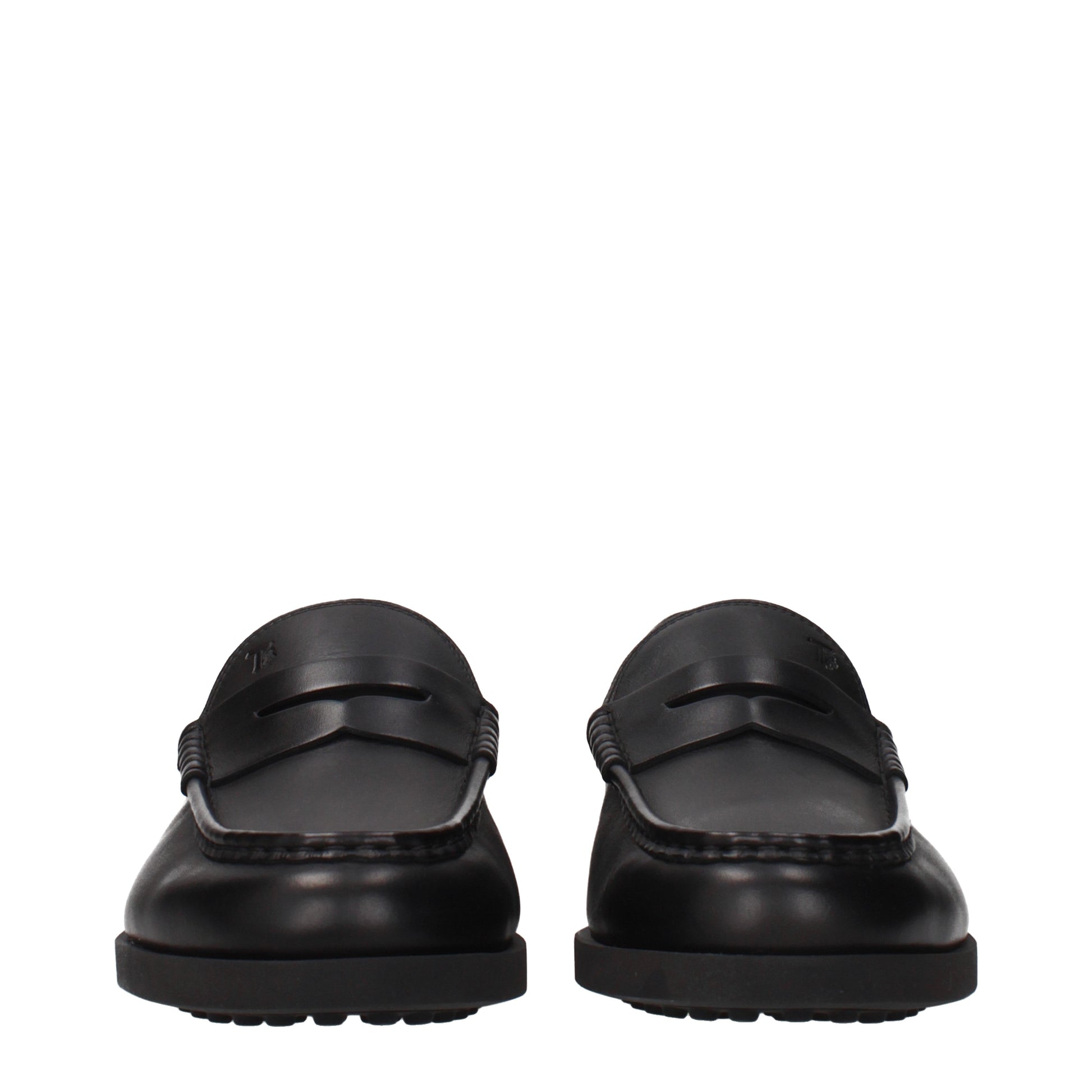 Tod's Loafers Men Leather Black