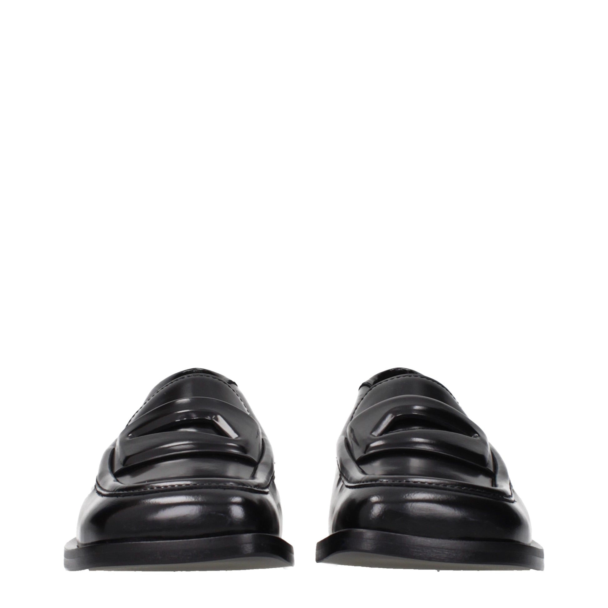 The Attico Loafers Women Leather Black