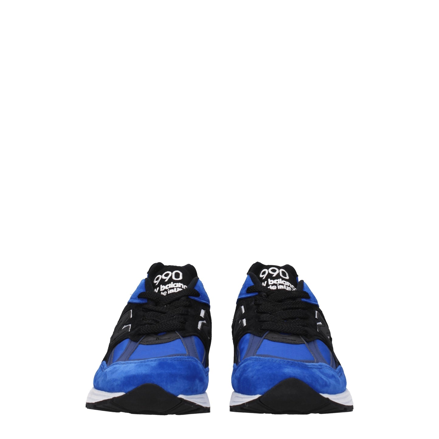 New Balance Men's Sneakers in Suede Blue/Black