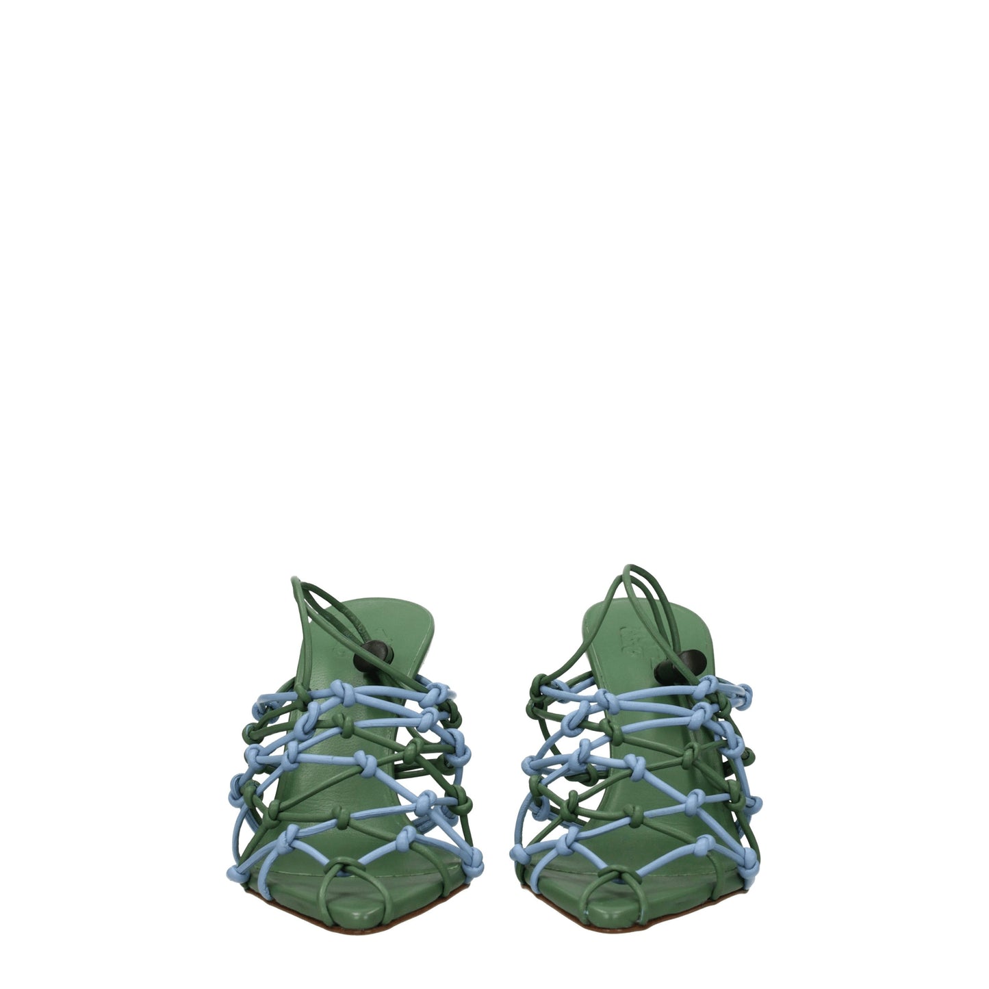 Gia Borghini Women's Sandals in Plexiglass Green/Ice