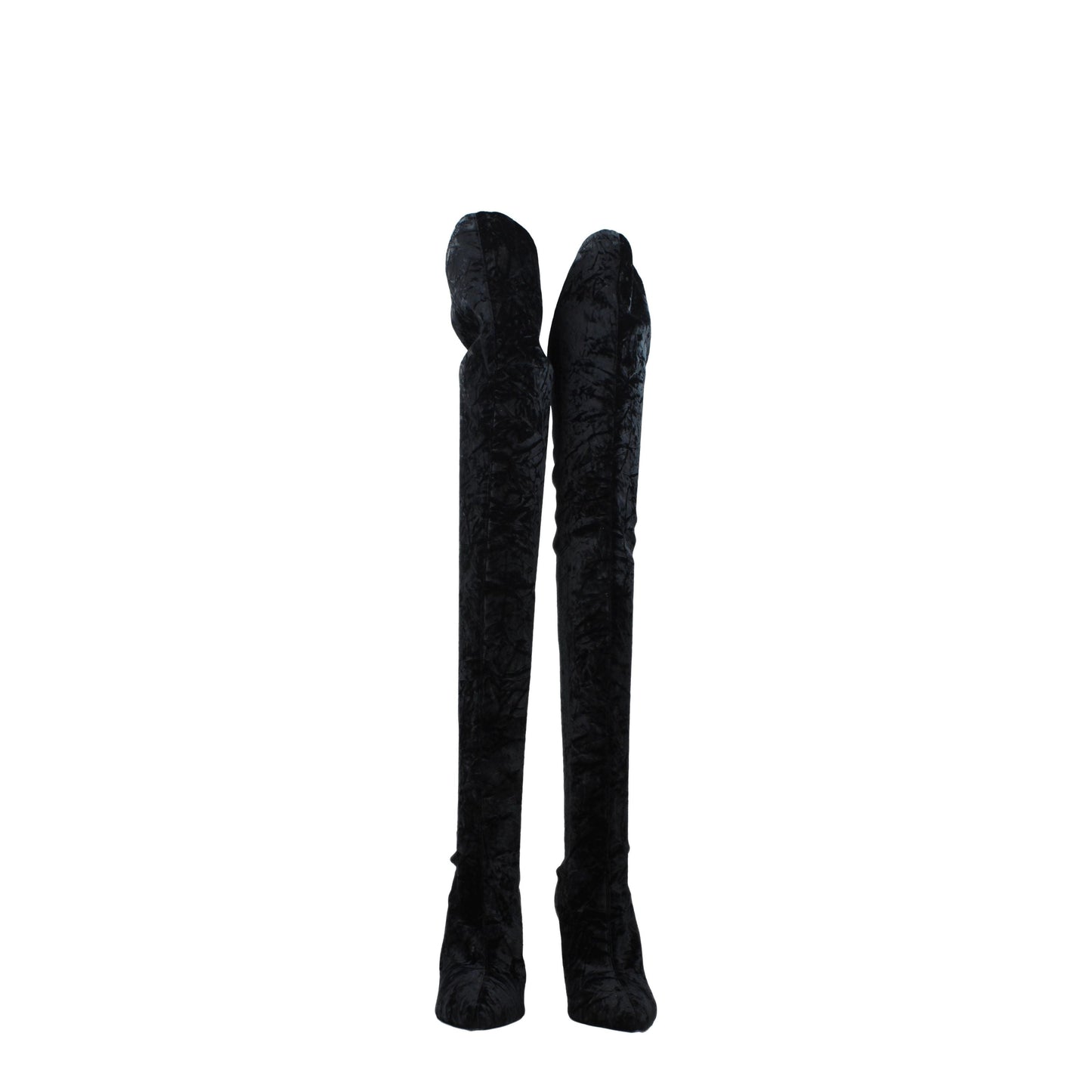 Paris Texas Women's Boots in Velvet Black