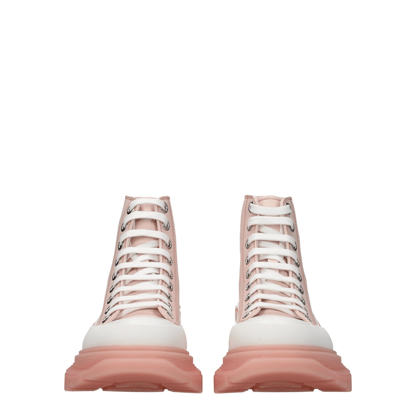 Alexander McQueen Women's Sneakers in Leather Pink