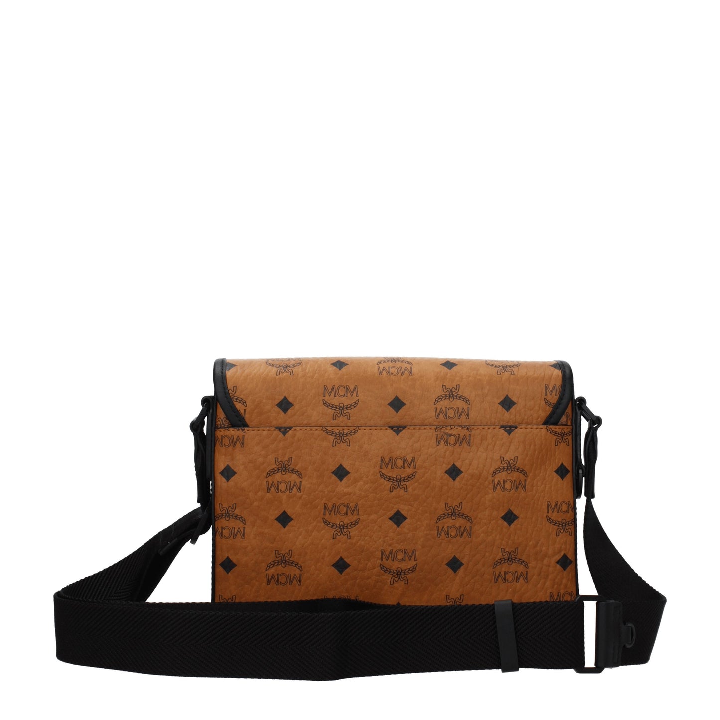 MCM Crossbody Bags Men Leather Brown/Cognac