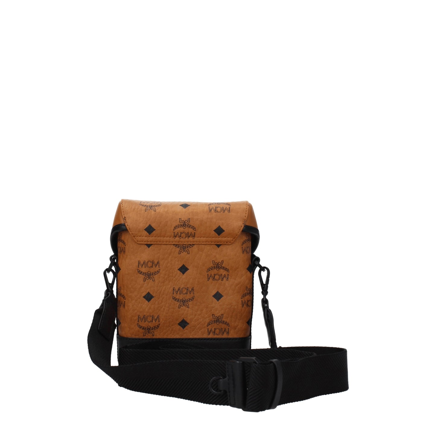 MCM Crossbody Bags Men Leather Brown