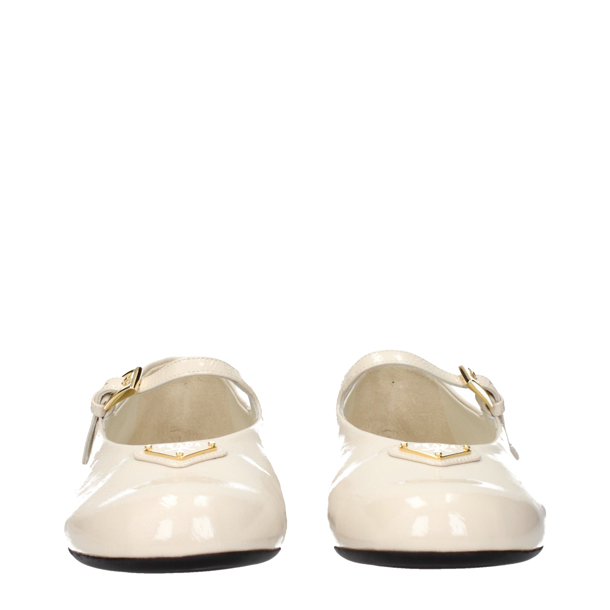 Prada Women's Ballet Flats Patent Leather
