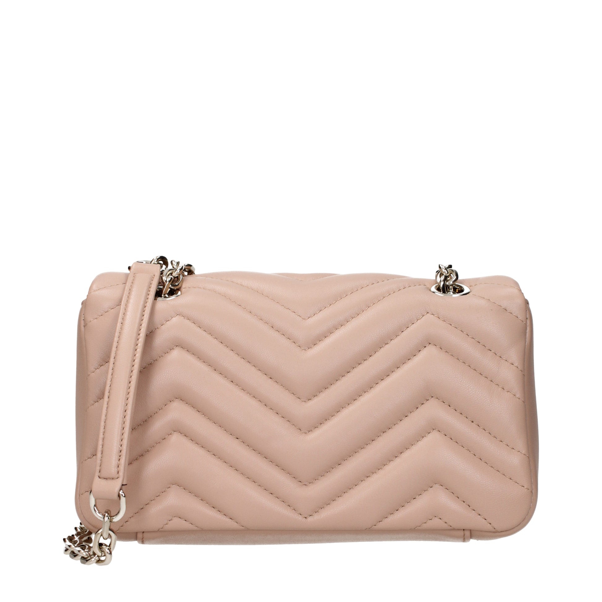 Gucci Shoulder Bags Women Leather Beige/Pink