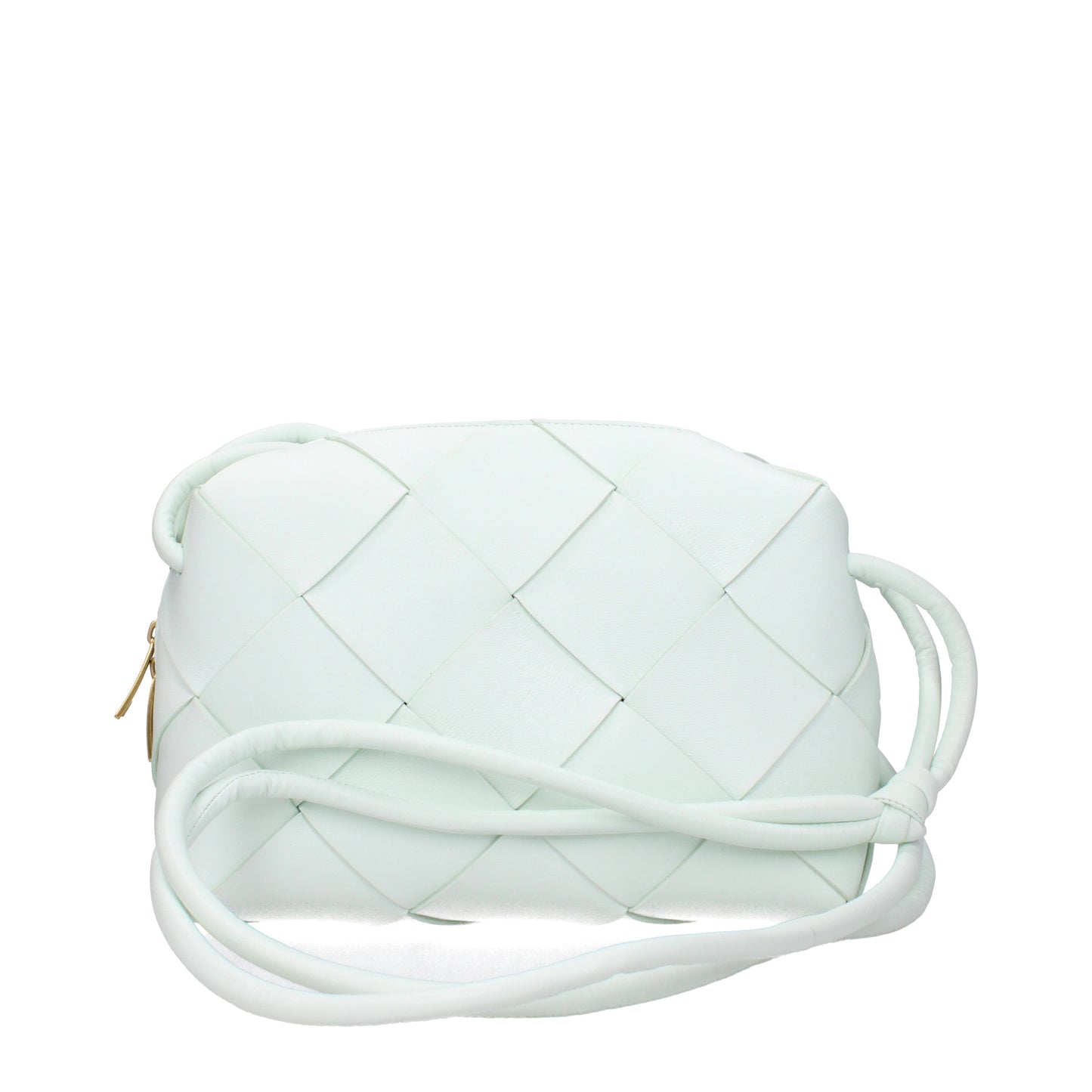 Bottega Veneta Crossbody Bags Women Leather Green/Ice