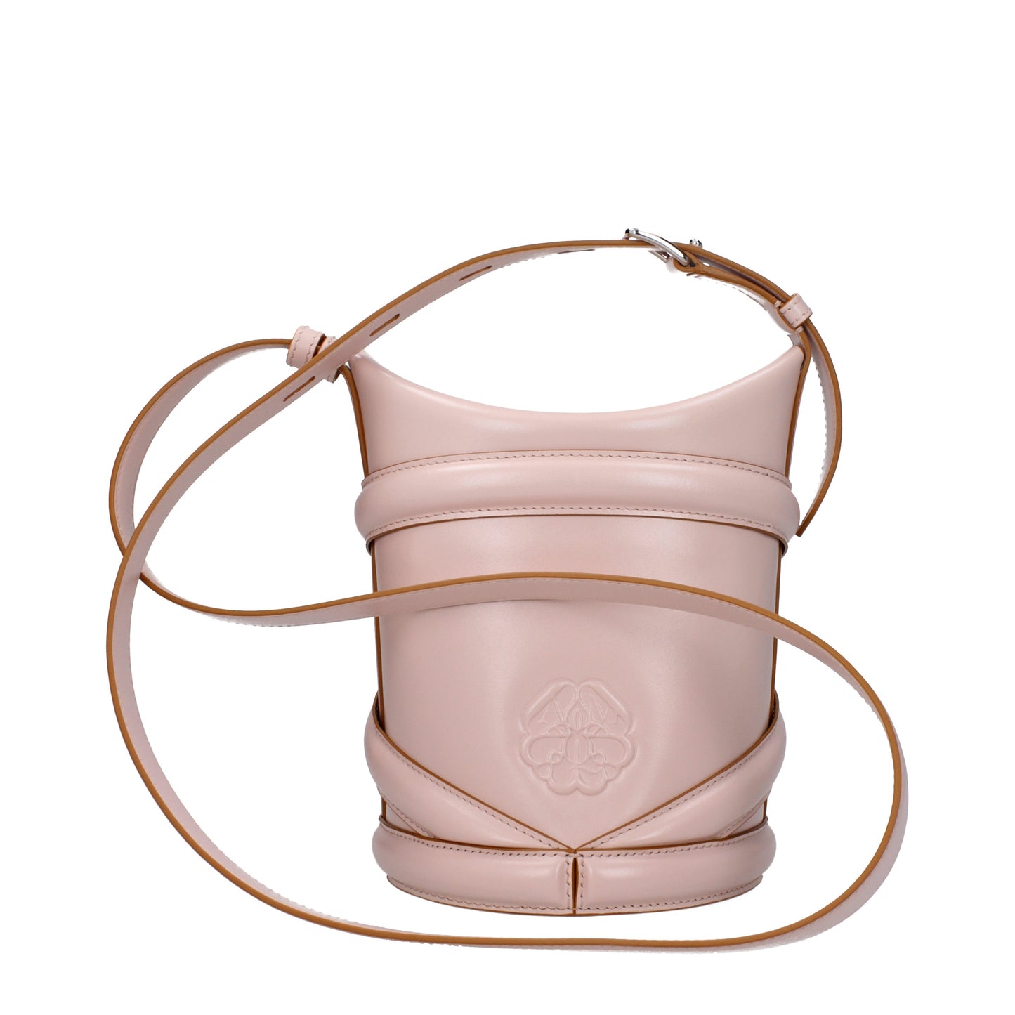 Alexander McQueen Crossbody Bags Women Leather Pink