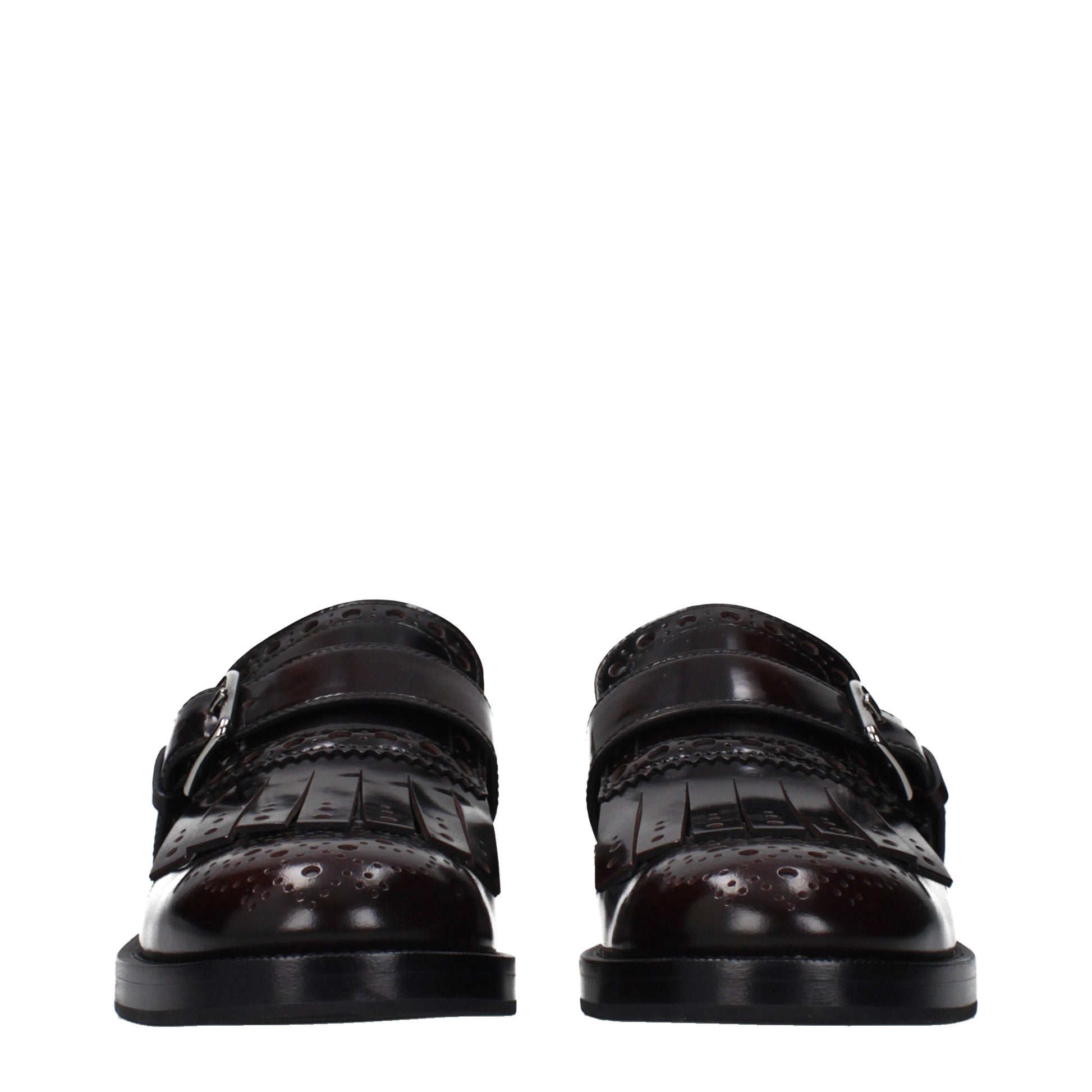 Church's Loafers Women Leather Red/Burgundy