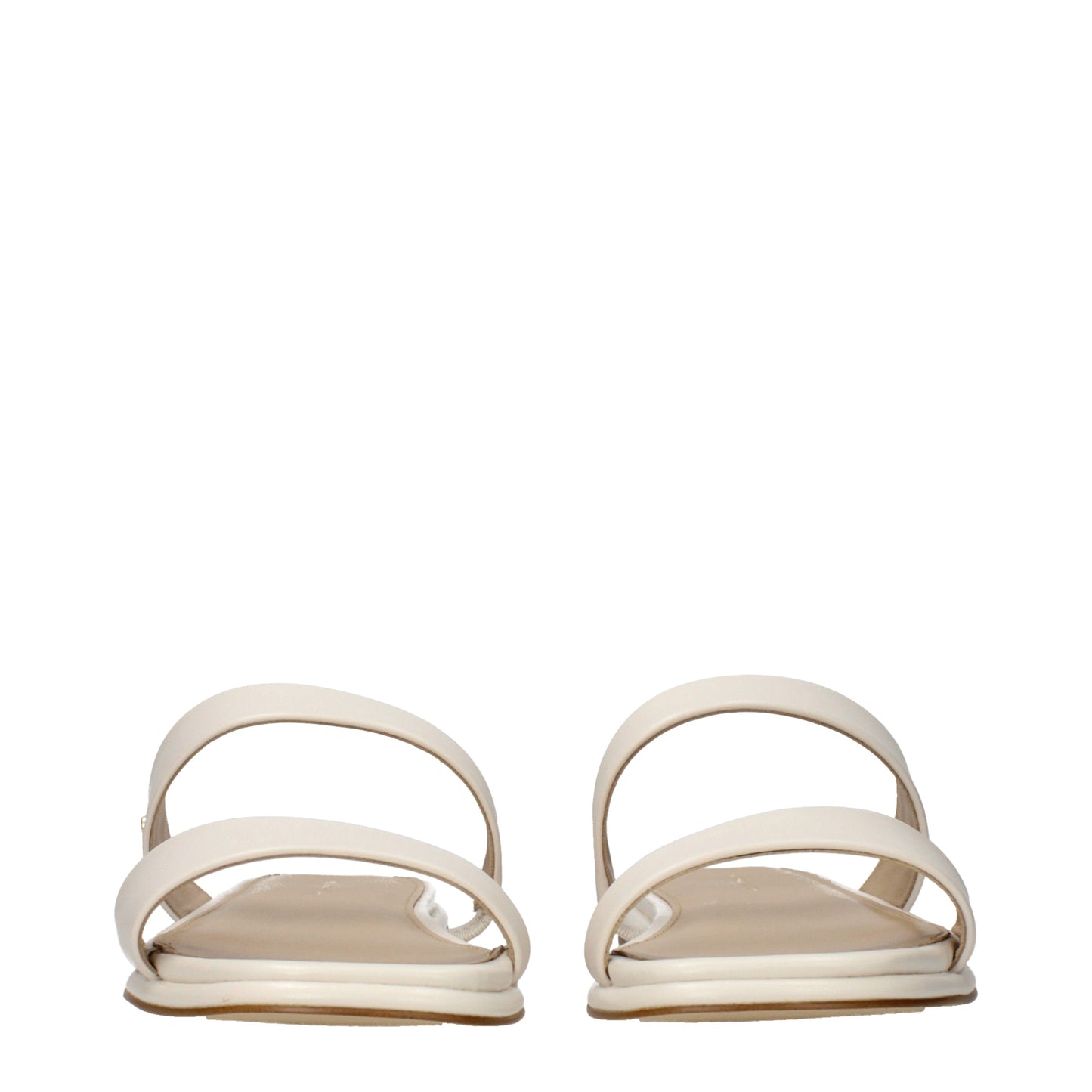 Michael Kors Women's Slippers and Clogs Leather Cream