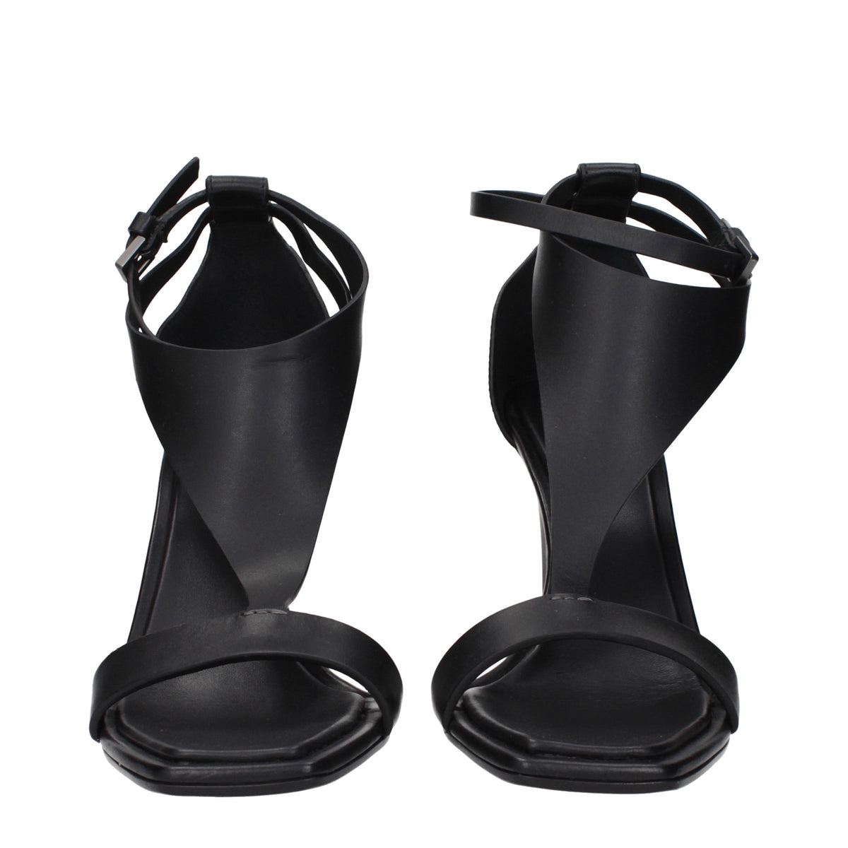 Max Mara Sandals Women Leather Black