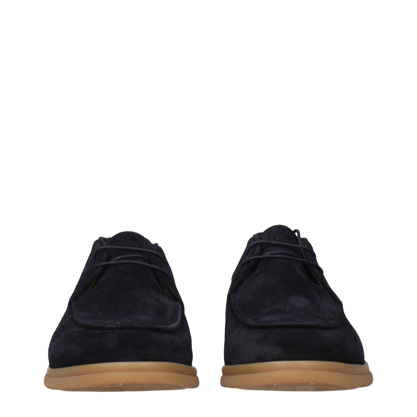 Eleventy Lace up and Monkstrap Men Suede Blue/Dark Blue