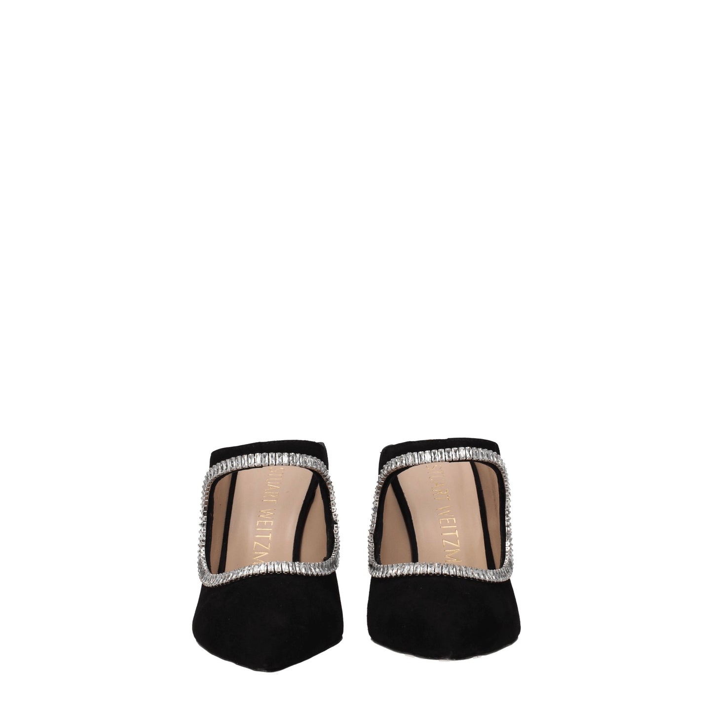 Stuart Weitzman Women's Sandals in Suede Black