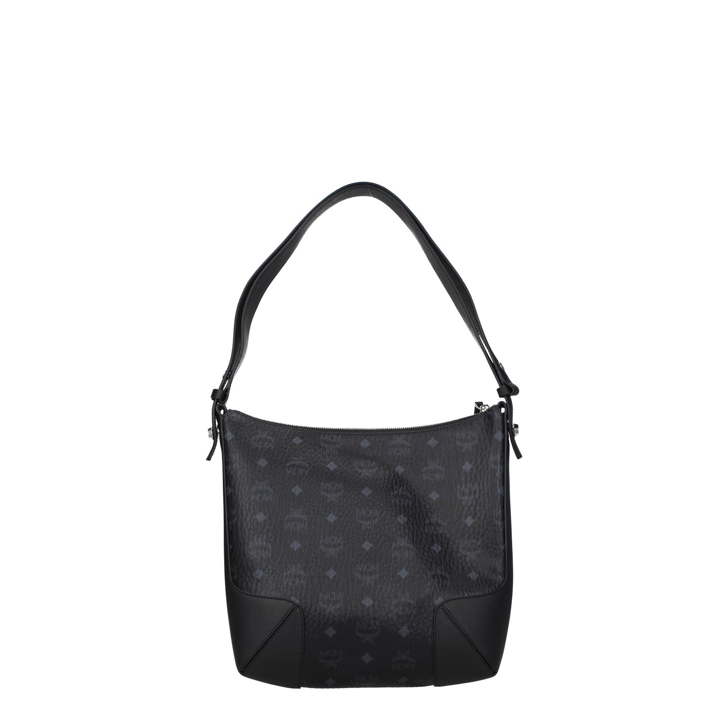 MCM Shoulder Bags Women Leather Black