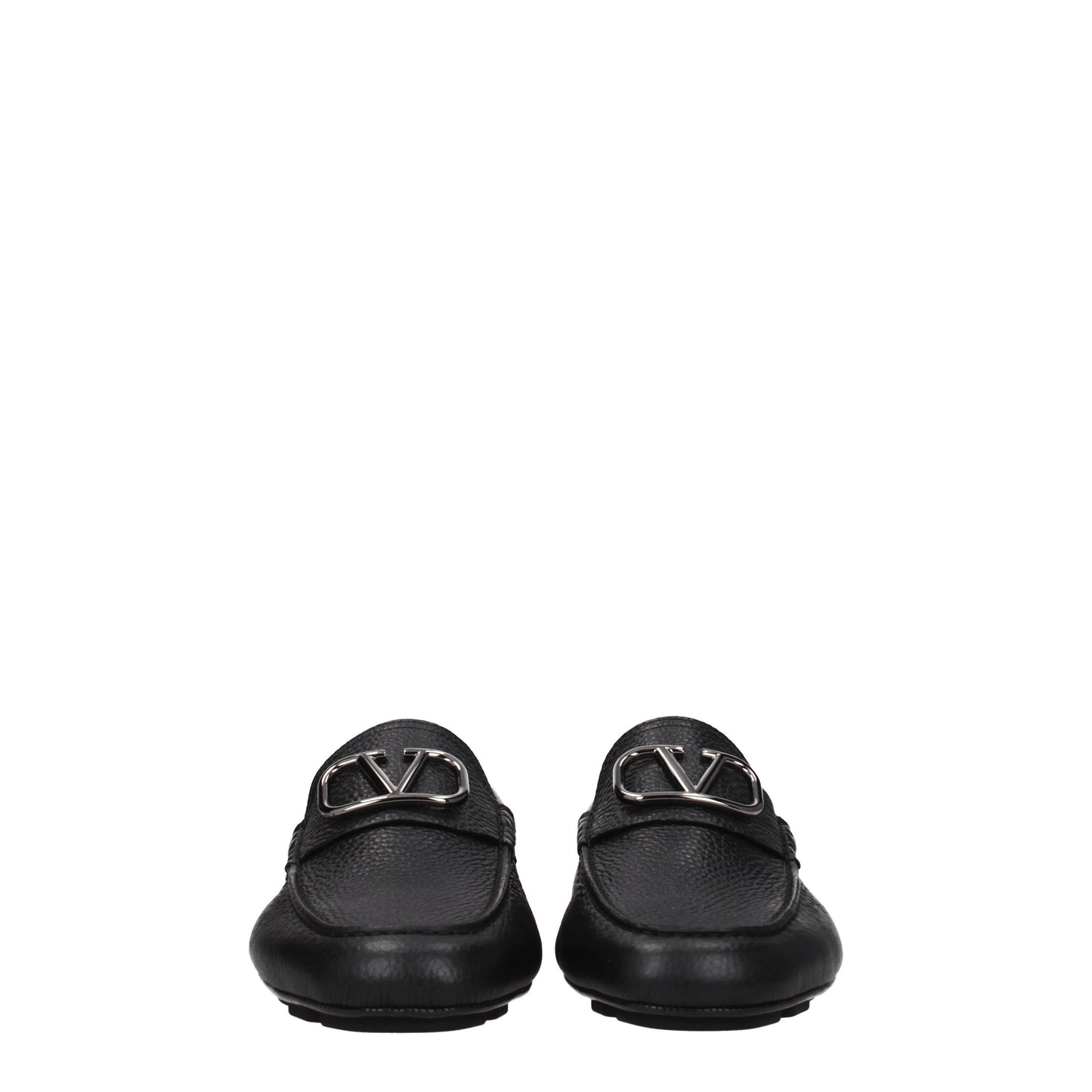 Valentino Garavani Men's Loafers in Leather Black