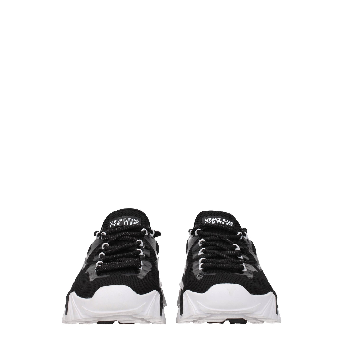 Versace Jeans Men's Sneakers in Fabric  Black