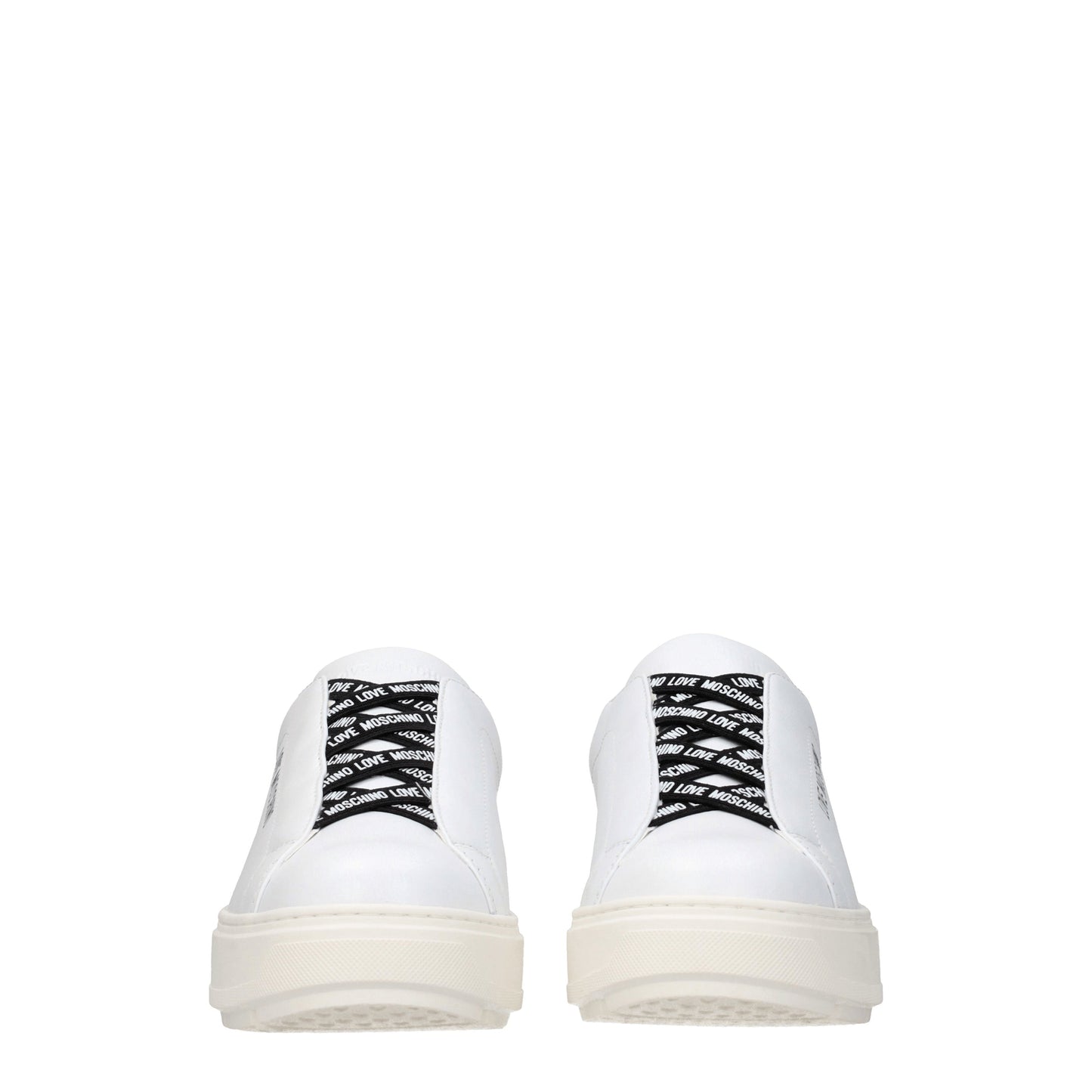 Love Moschino Women's Sneakers in Leather White