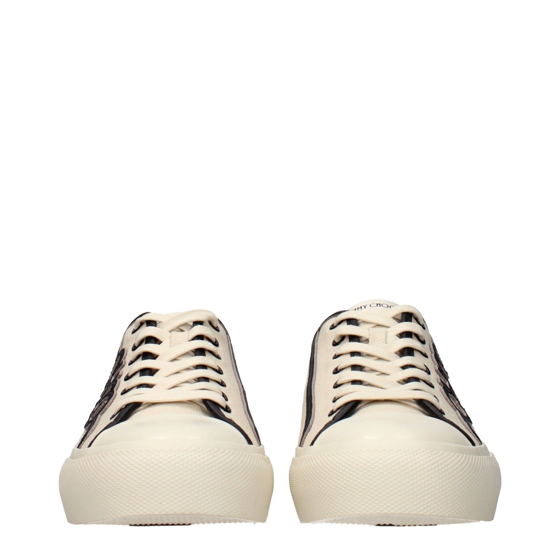 Jimmy Choo Sneakers Men Fabric  Beige/Ecru