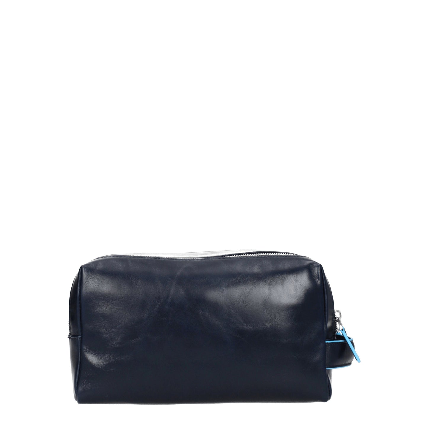 Piquadro Beauty Case Men Leather Blue/Midnight Blue