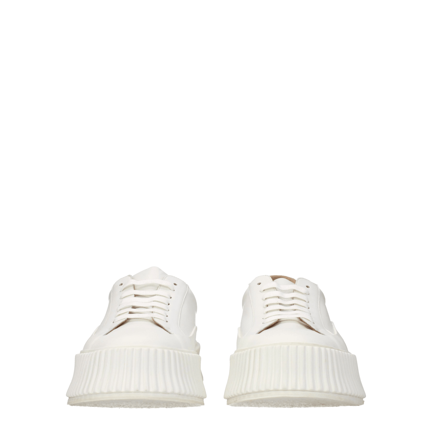 Jil Sander Sneakers Women Leather White/Snow