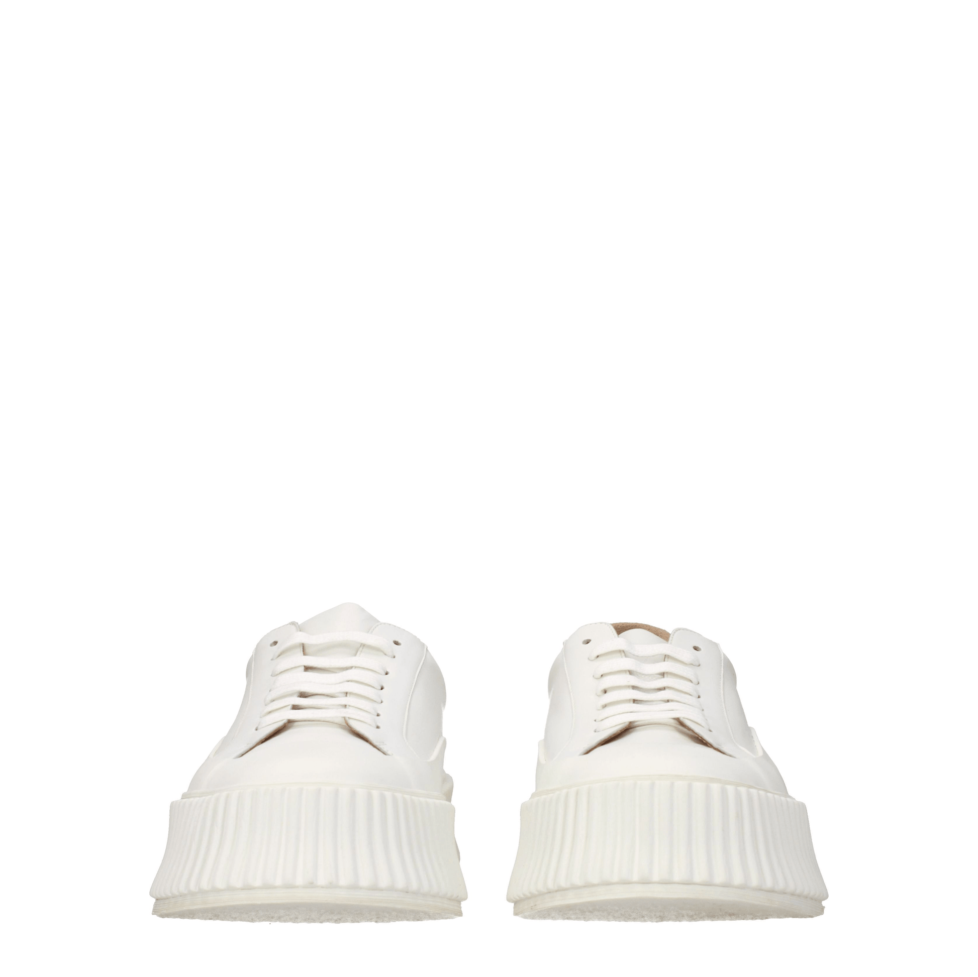 Jil Sander Sneakers Women Leather White/Snow