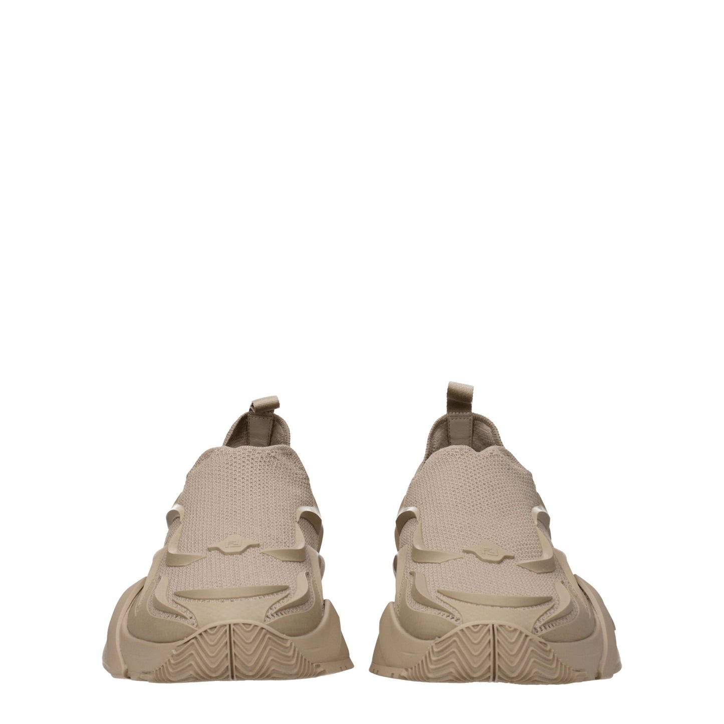 Fendi Men's Sneakers in Fabric  Beige/Beige