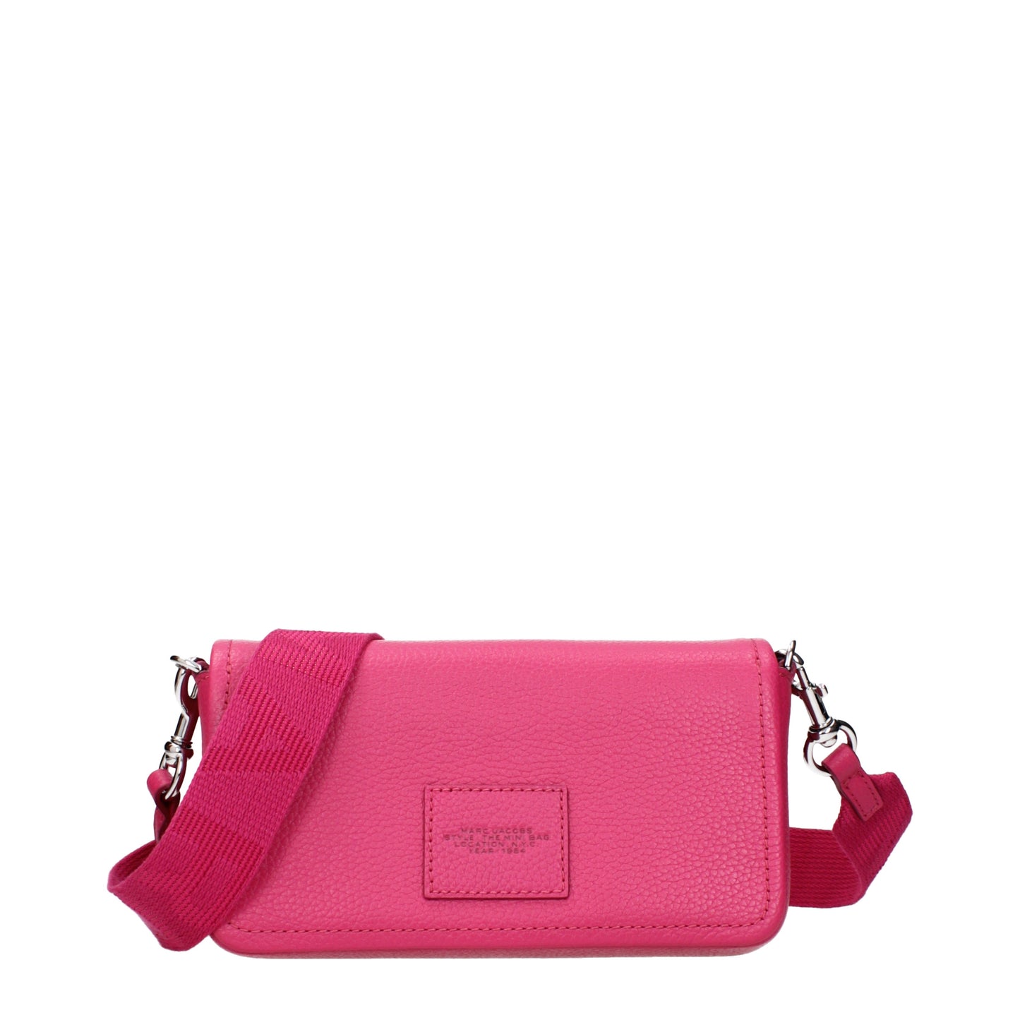 Marc Jacobs Crossbody Bags Women Leather Fuchsia/Raspberry