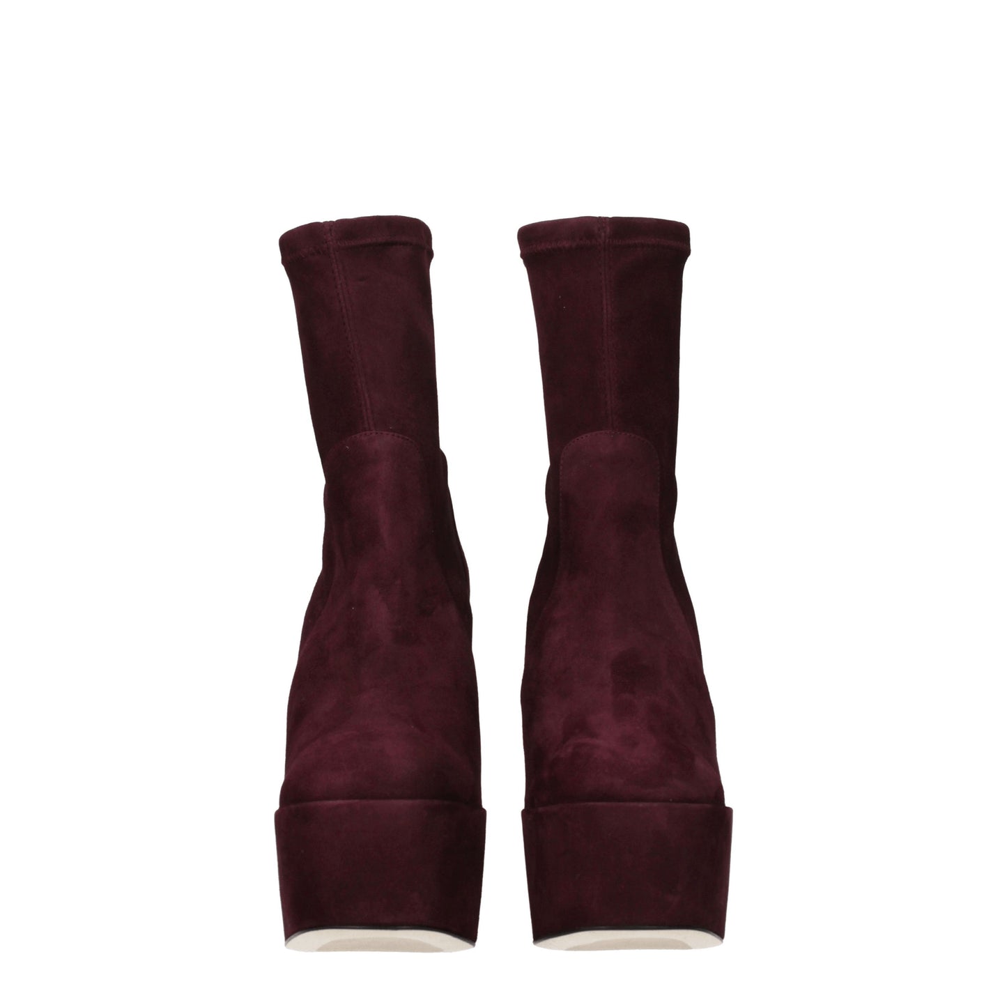 Stuart Weitzman Women's Boots in Suede Violet/Cordovan