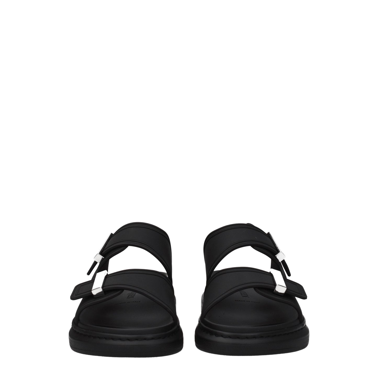 Alexander McQueen Sandals & Slippers Men Rubber Black