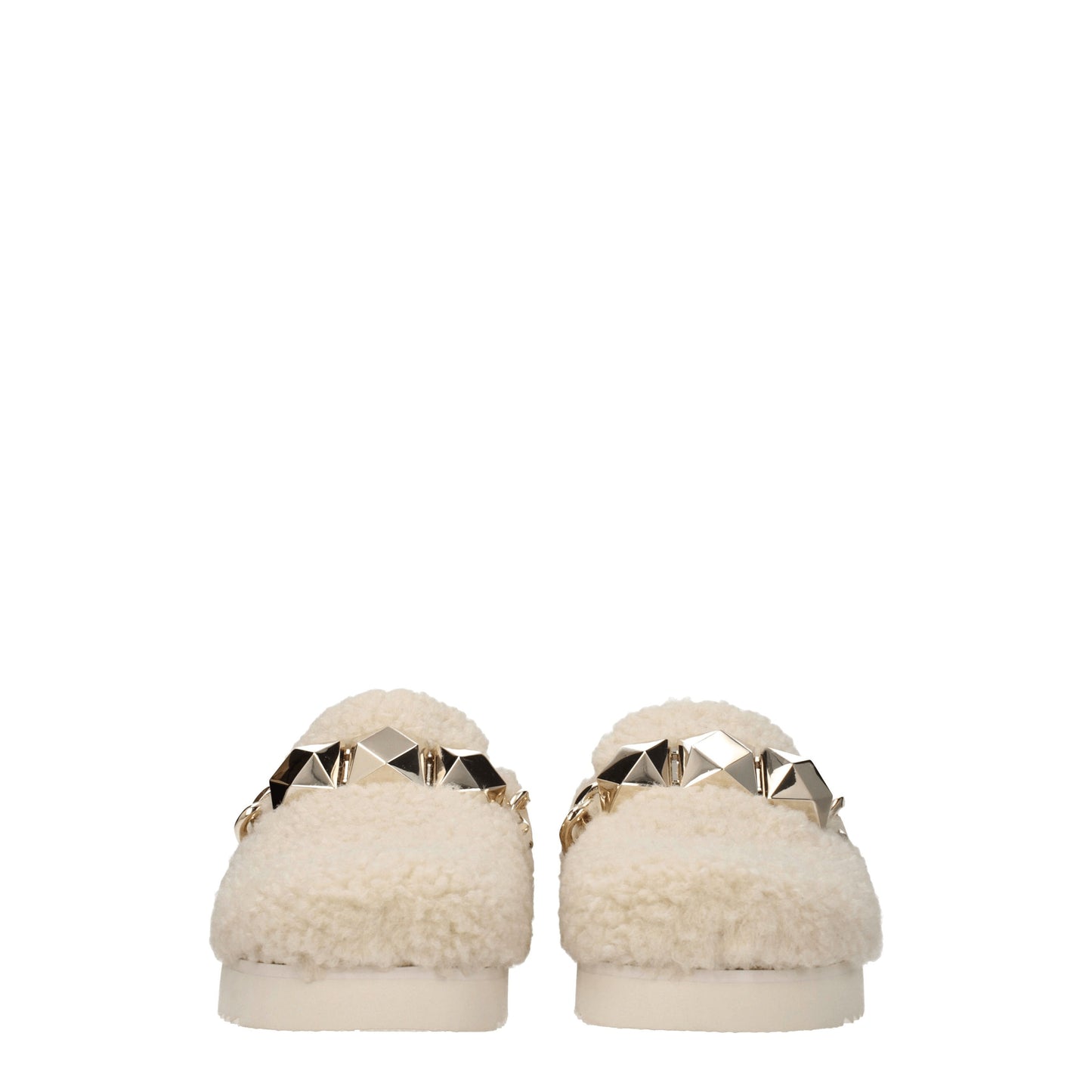 Ash Women's Sandals & Slippers in Eco Fur White/Shell