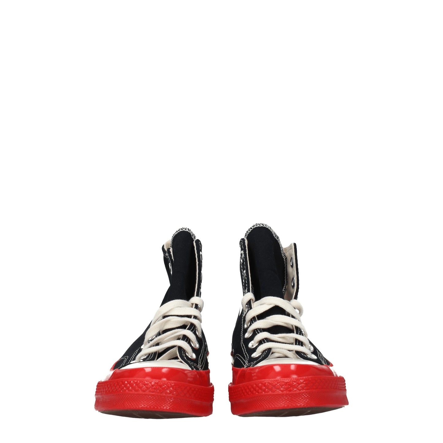 Comme des Garçon Men's Sneakers in Fabric  Black/Red