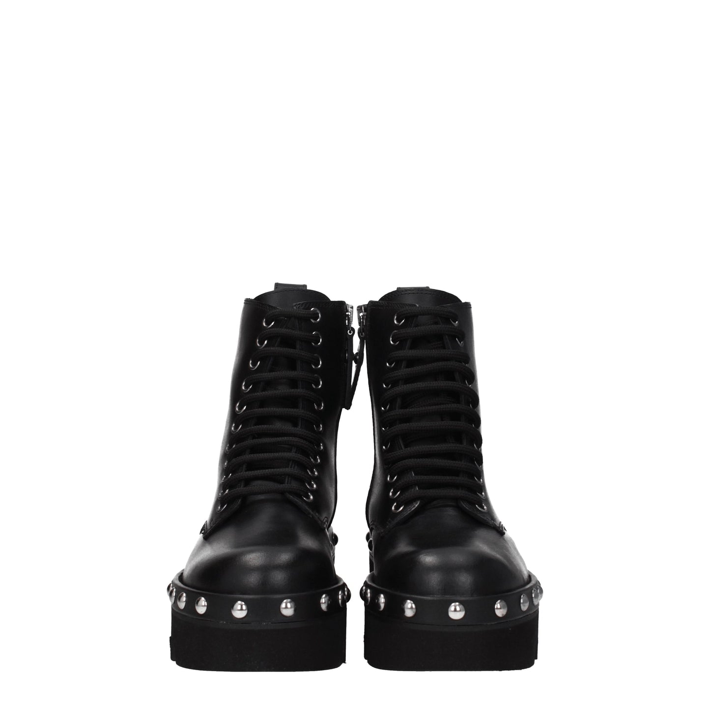 Furla Women's Boots in Leather Black