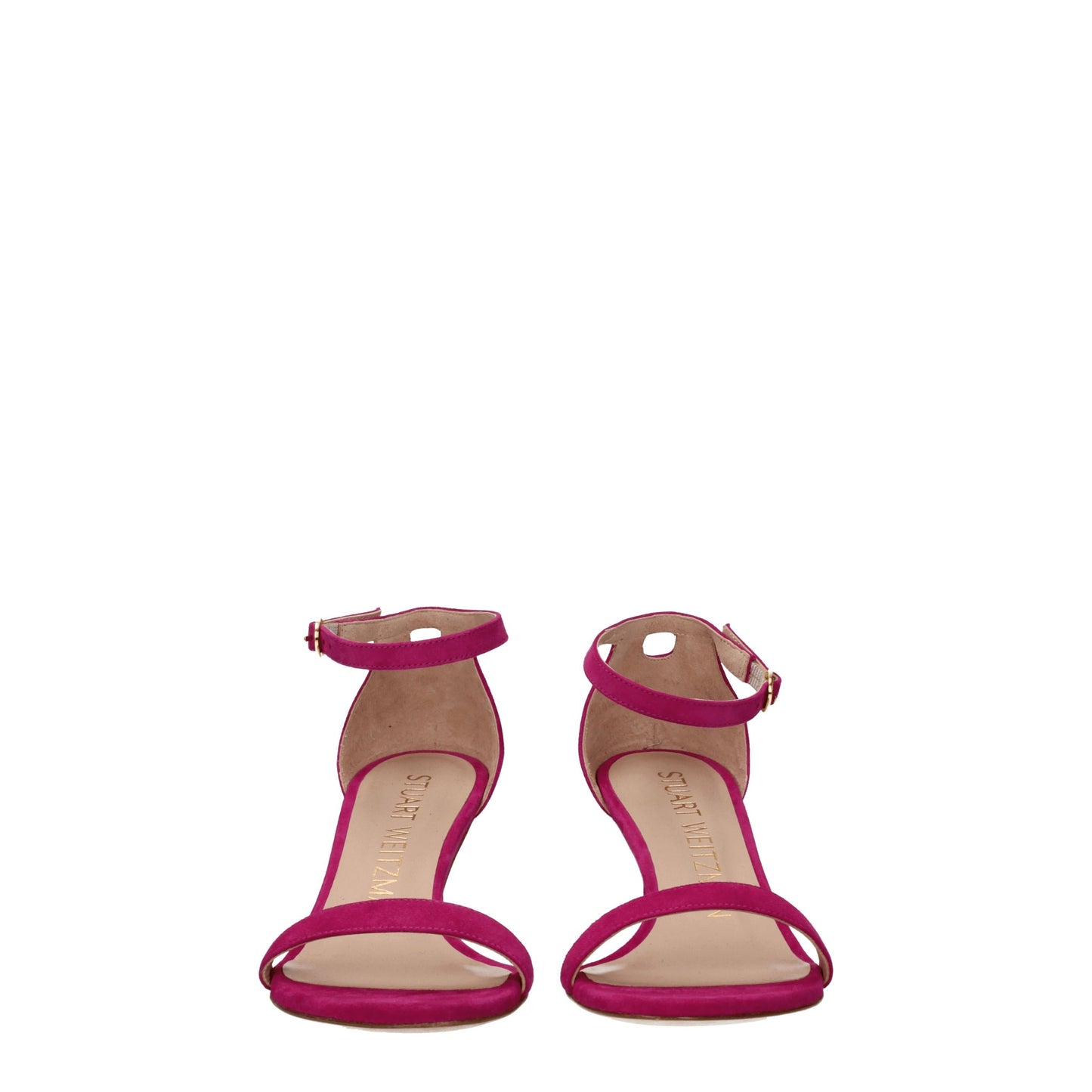 Stuart Weitzman Women's Sandals in Suede Fuchsia/Orchid