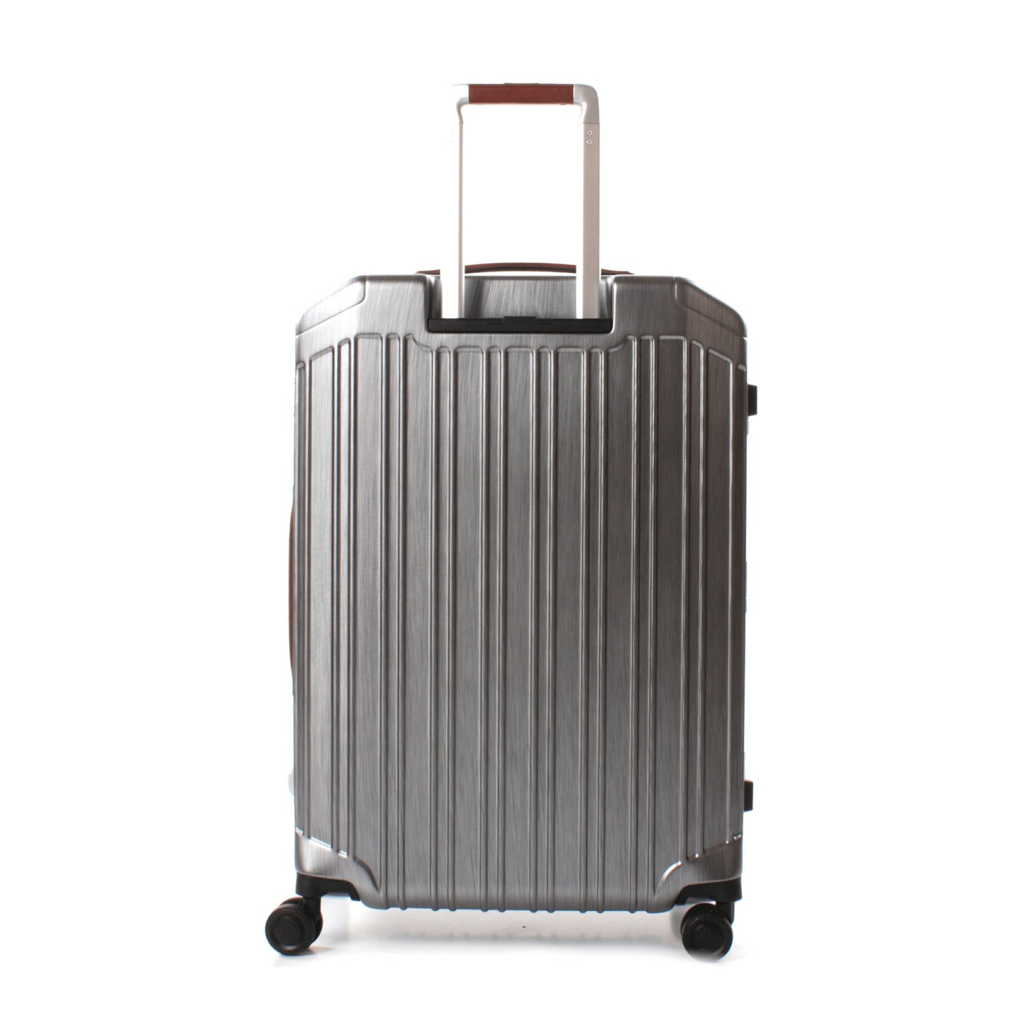 Piquadro Trolley Men Polycarbonate Gray/Leather