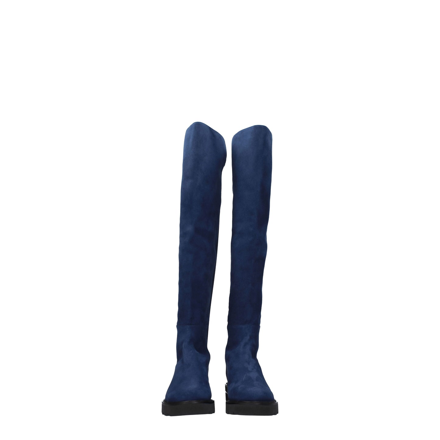 Stuart Weitzman Women's Boots in Suede Blue/Indigo