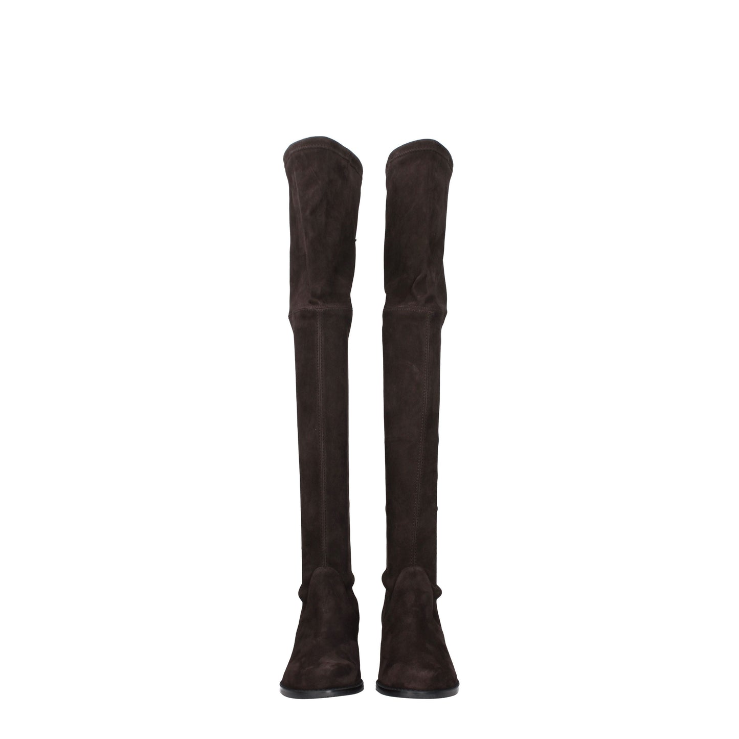 Stuart Weitzman Women's Boots in Suede Brown/Ebony