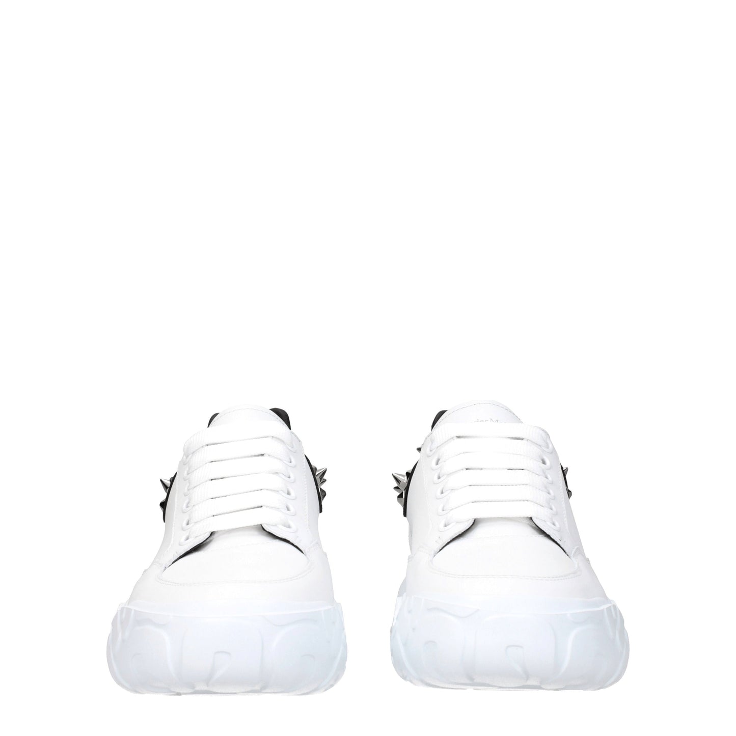 Alexander McQueen Men's Sneakers in Leather White/Black