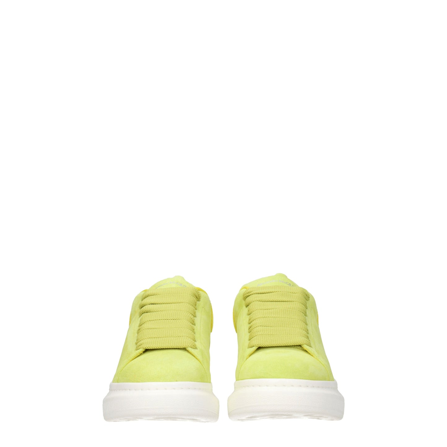 Alexander McQueen Women's Sneakers in Suede Green/Yellow