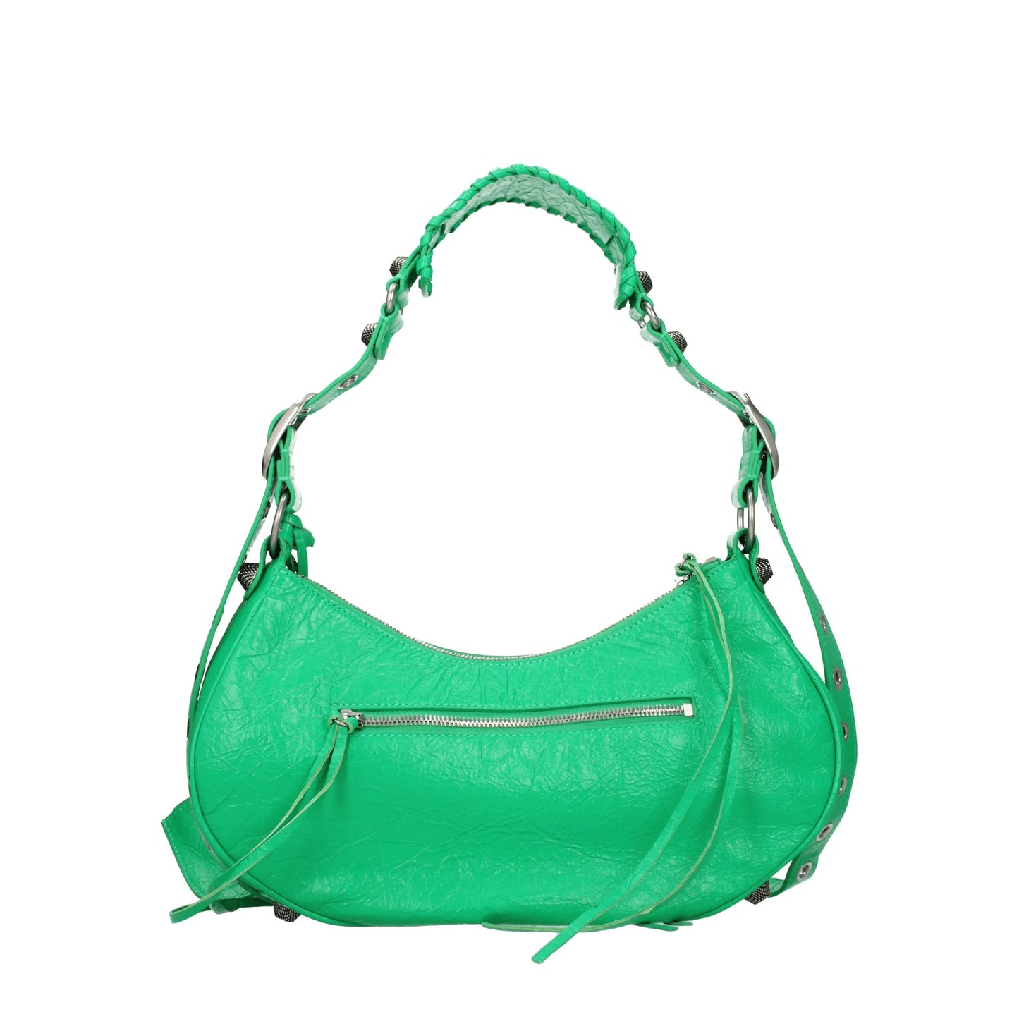 Balenciaga Crossbody Bags Women Leather Green/Vivid Green