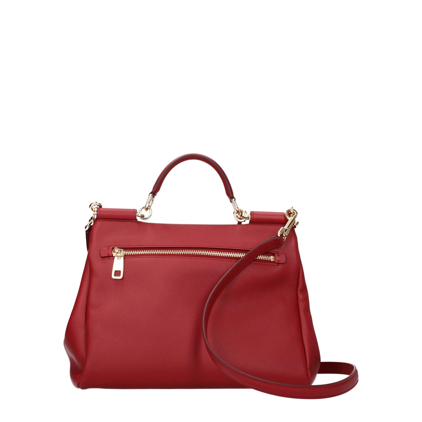 Dolce&Gabbana Handbags Women Leather Red/Dark Red