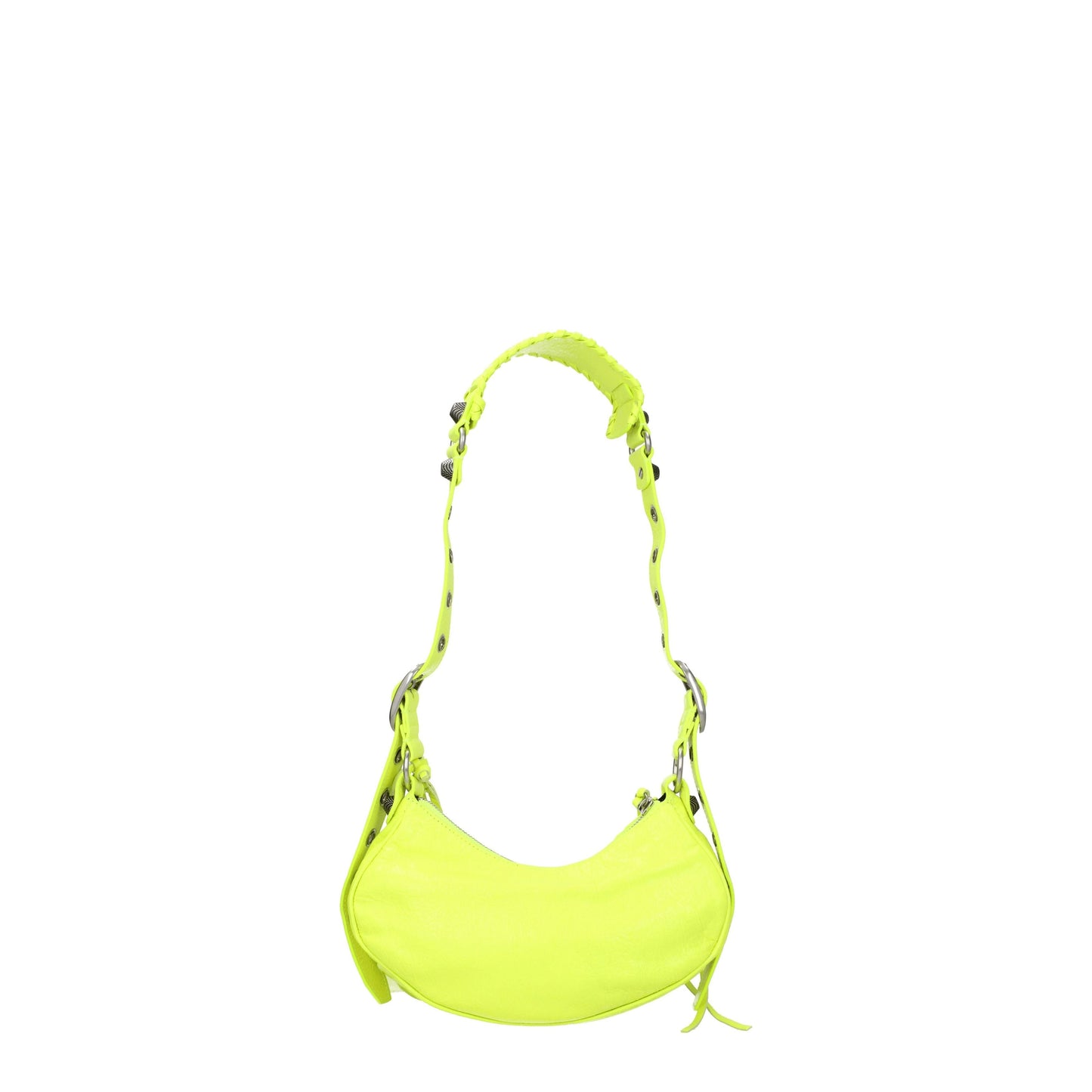 Balenciaga Crossbody Bags Women Leather Yellow/Fluo Yellow