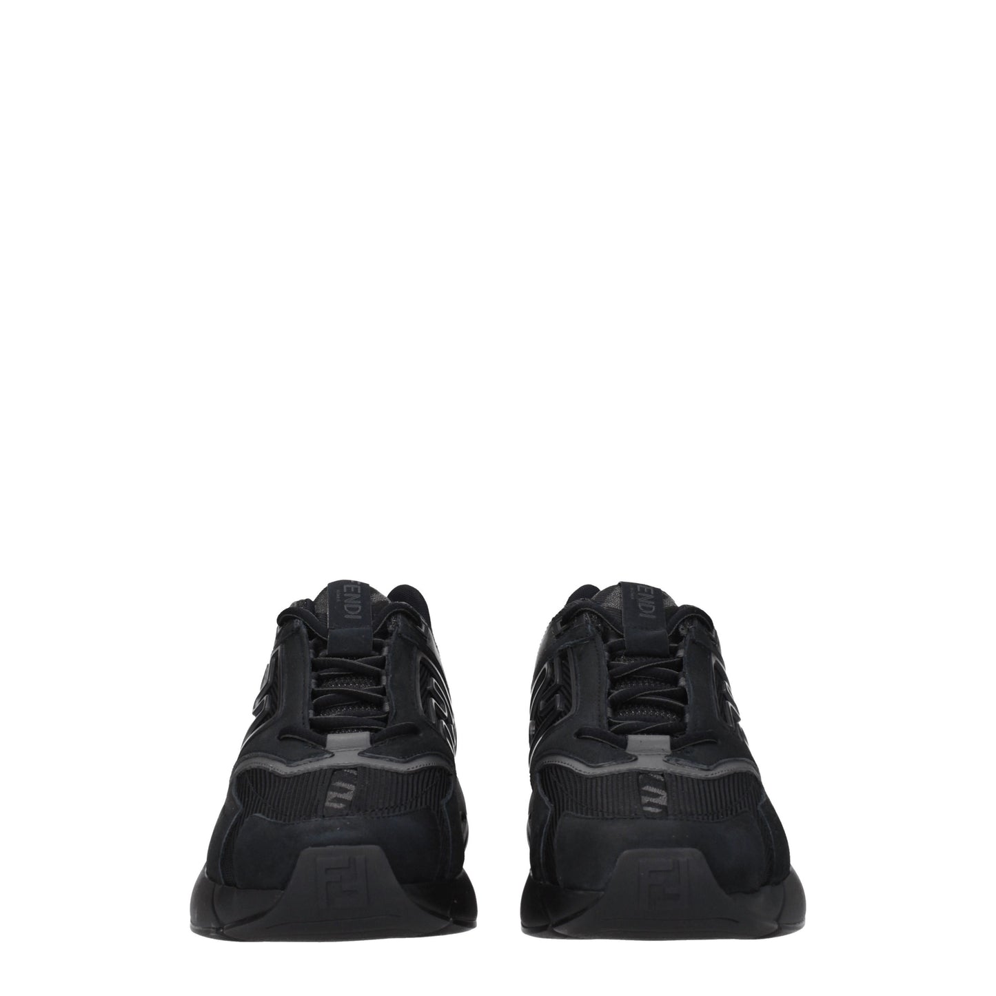 Fendi Men's Sneakers in Fabric  Black/Anthracite