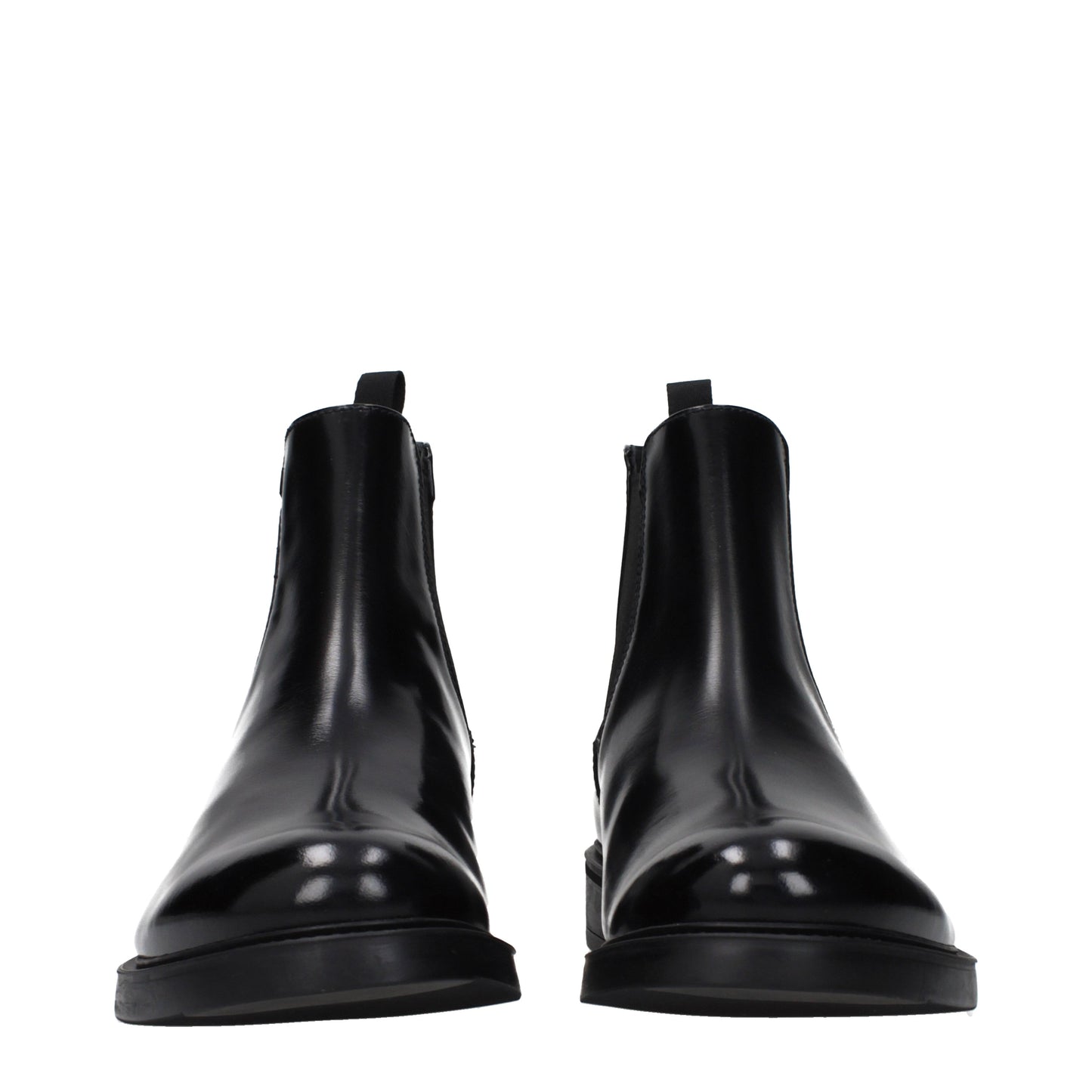 Prada Ankle Boots Men Leather Black