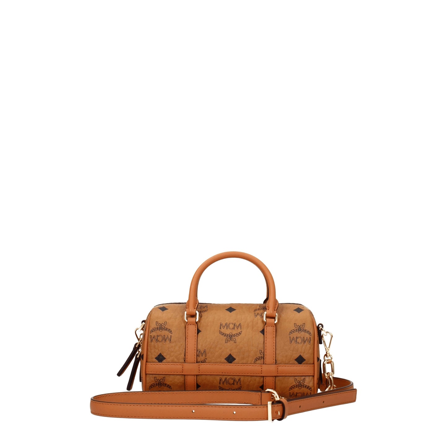 MCM Handbags Women Leather Brown/Cognac