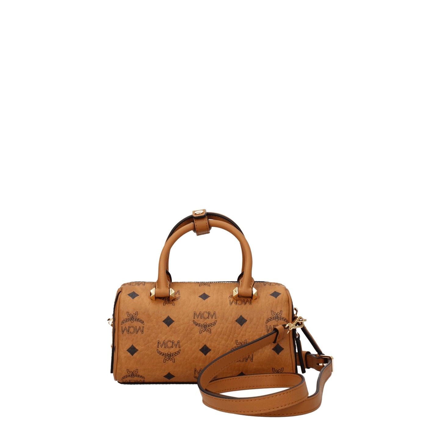 MCM Handbags Women Leather Brown/Cognac