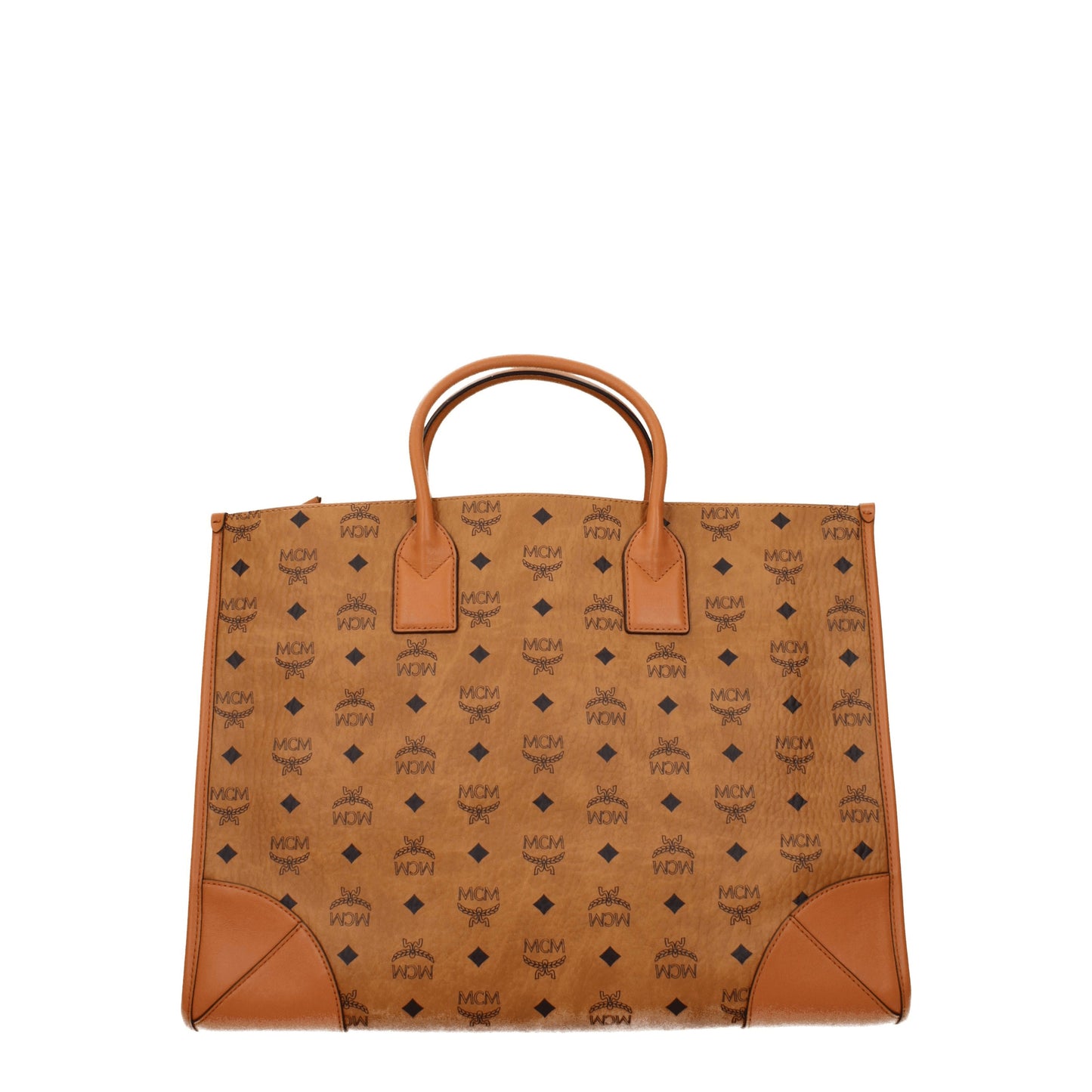 MCM Handbags Women Leather Brown/Cognac